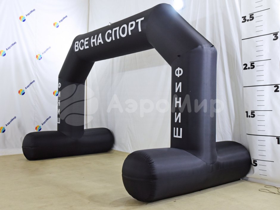 Надувная арка с опорами — трапеция