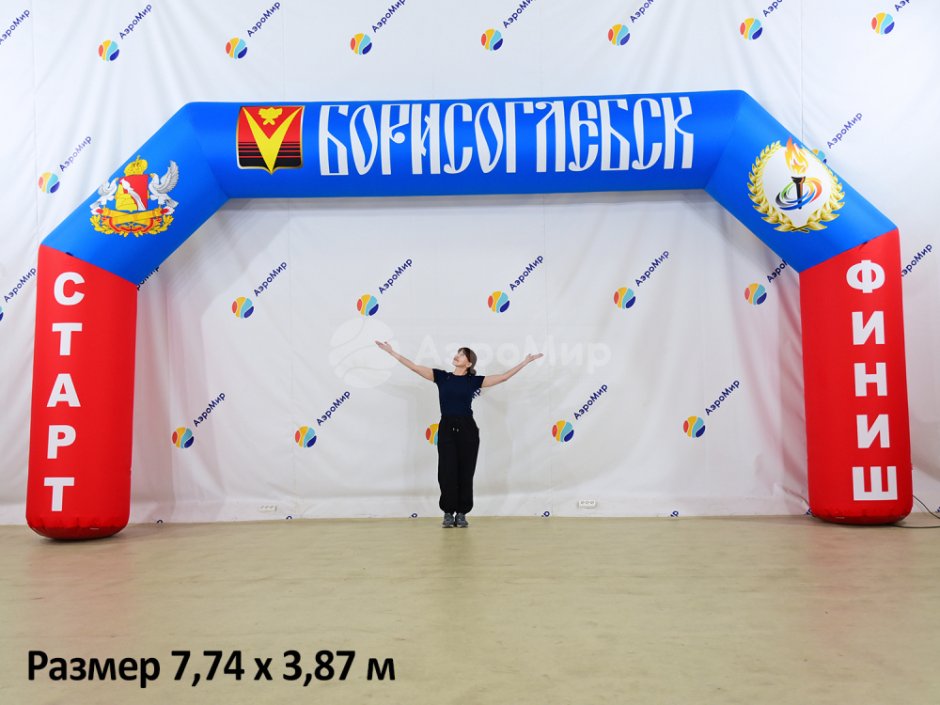 Надувная спортивная арка
