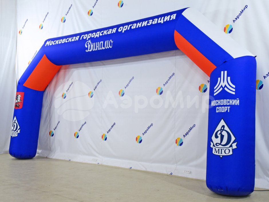 Надувная арка трапеция — полноцветная печать