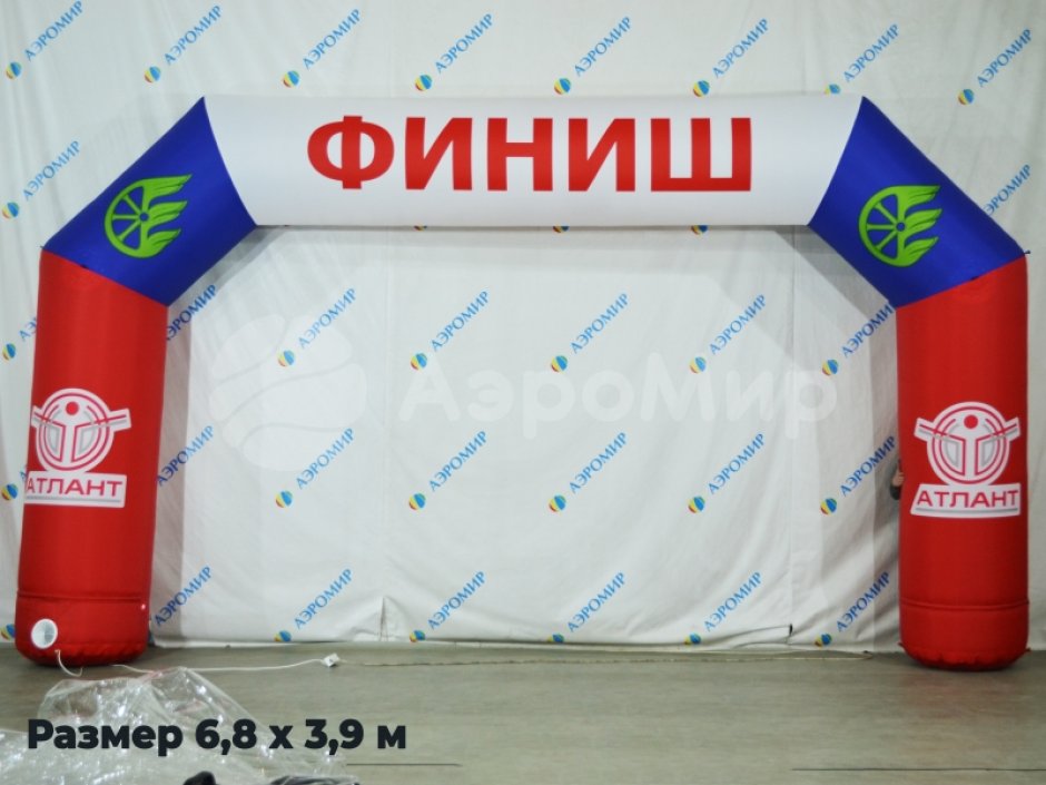 Надувная арка трапеция — полноцветная печать