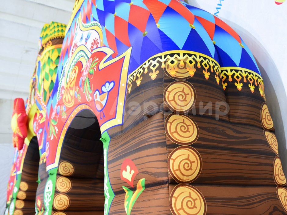 Надувная арка Терем расписной