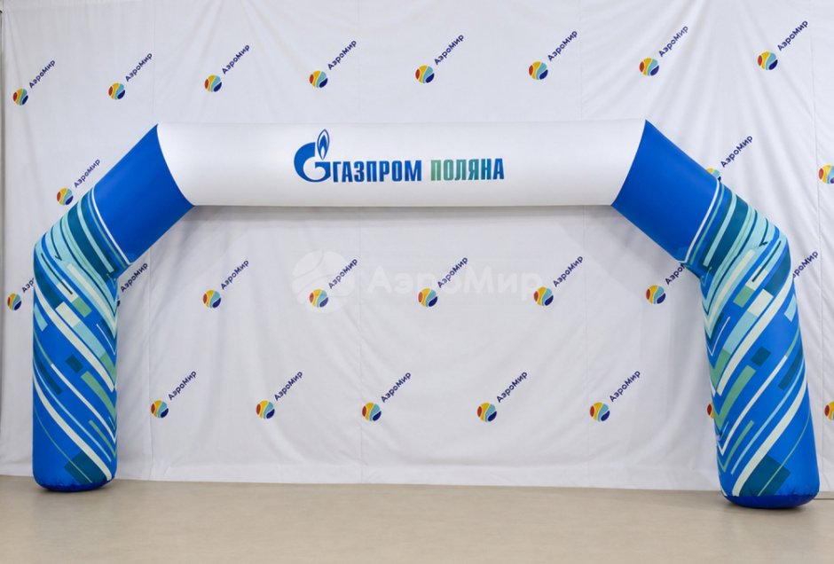 Арка надувная Газпром
