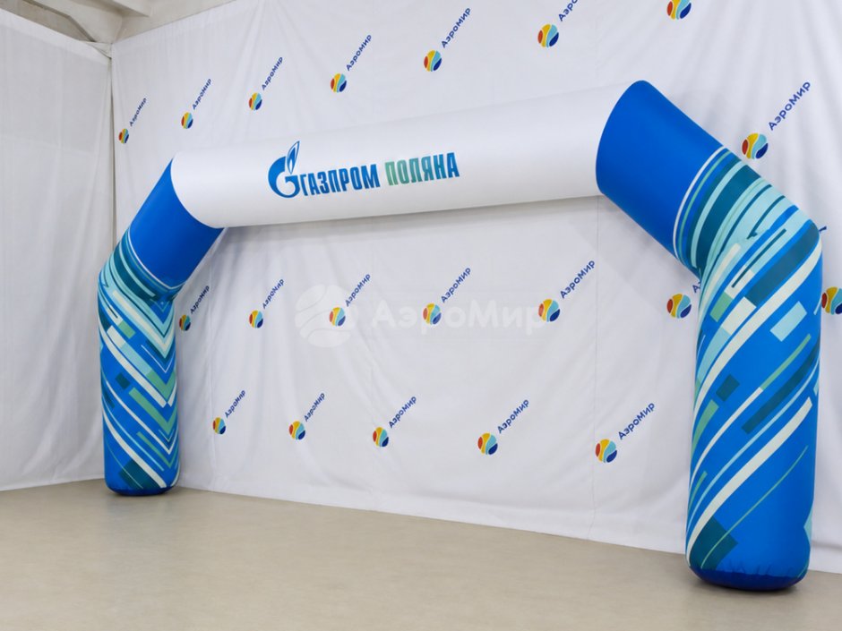 Арка надувная Газпром