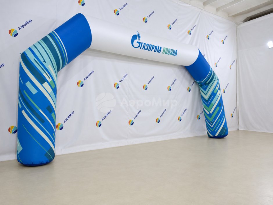 Арка надувная Газпром