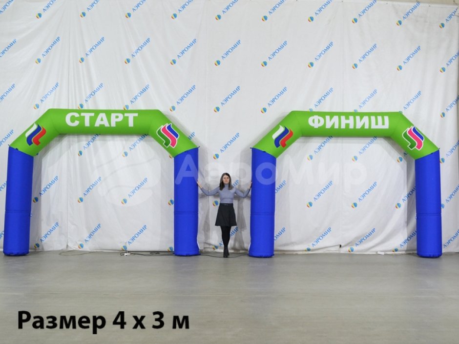 Надувная арка Лайт — простая и легкая форма трапеции