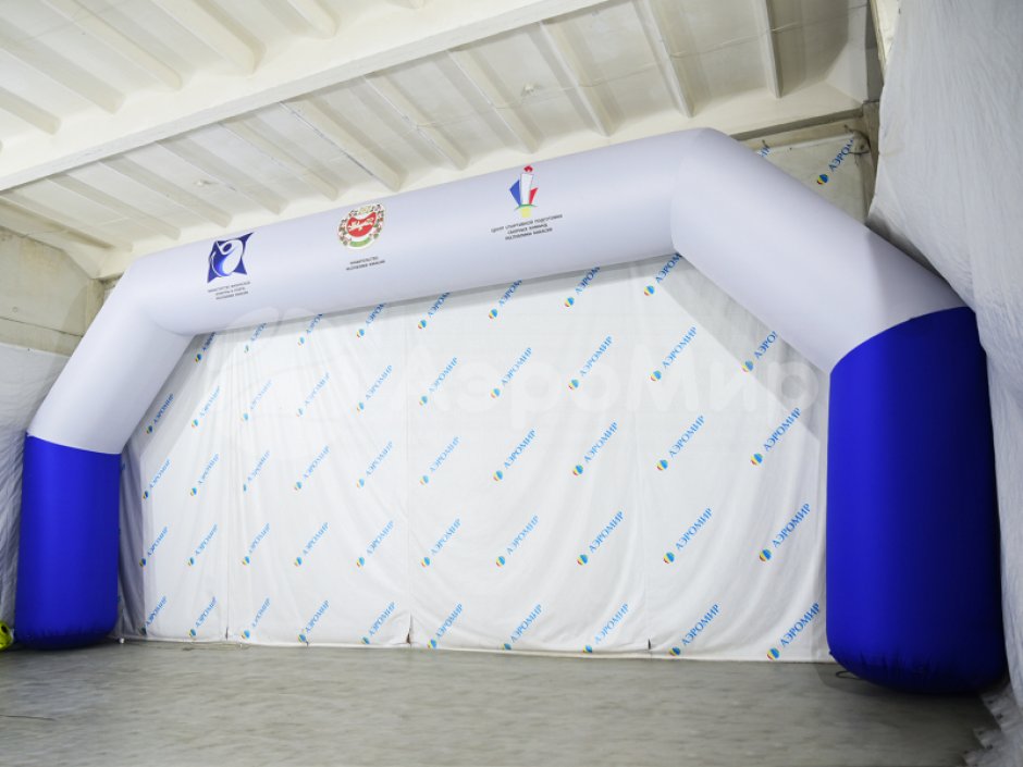 Надувная арка трапеция — полноцветная печать