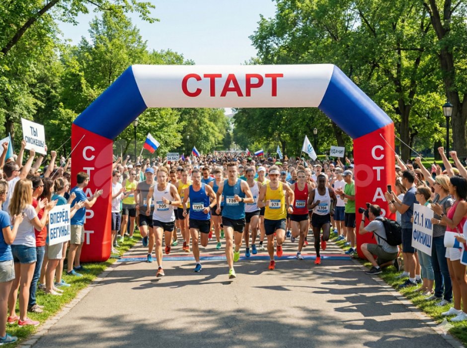 Надувная спортивная арка