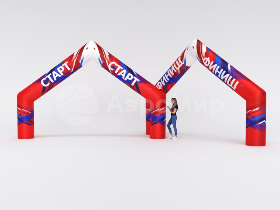 Надувная арка Лайт треугольной формы 