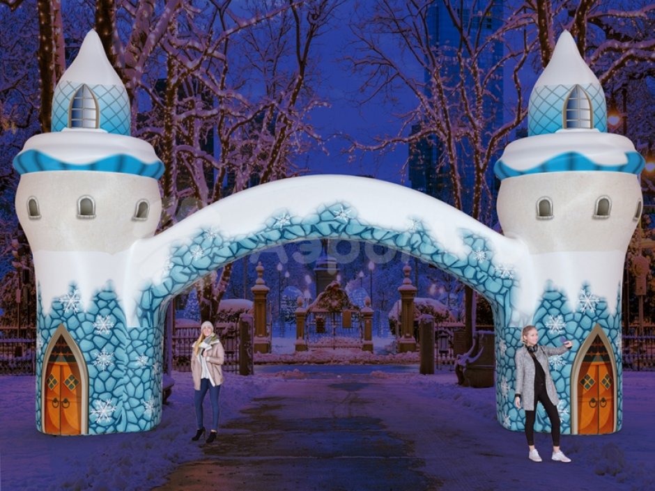 Арка Башня — надувная арка с индивидуальным дизайном