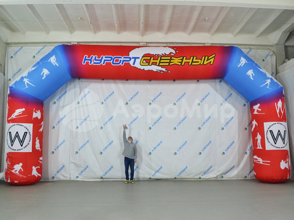 Надувная арка трапеция — полноцветная печать