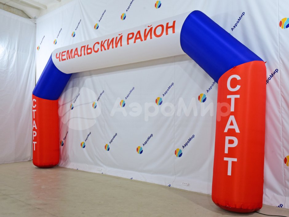 Надувная арка трапеция — полноцветная печать