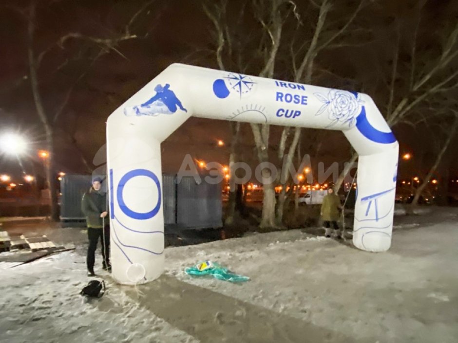 Надувная арка трапеция — полноцветная печать