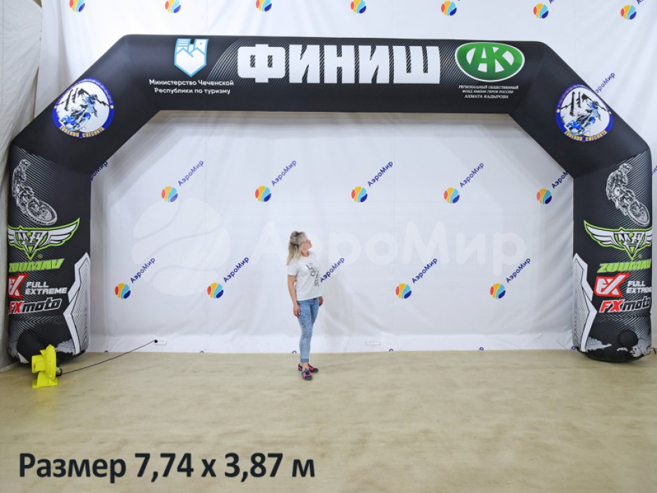 Надувная арка трапеция — полноцветная печать