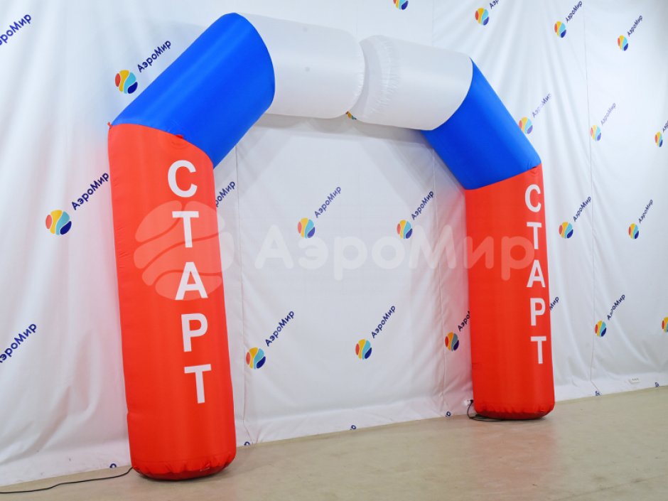 Надувные полуарки — раздвижные арки из двух частей