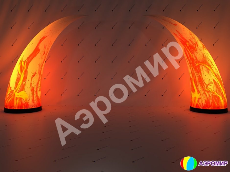 Надувная раздвижная конусная арка от 4 м, стоимость от