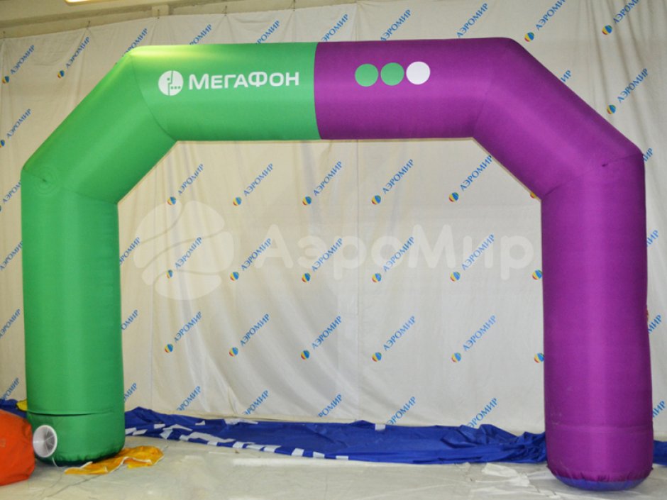 Надувная арка трапеция — полноцветная печать