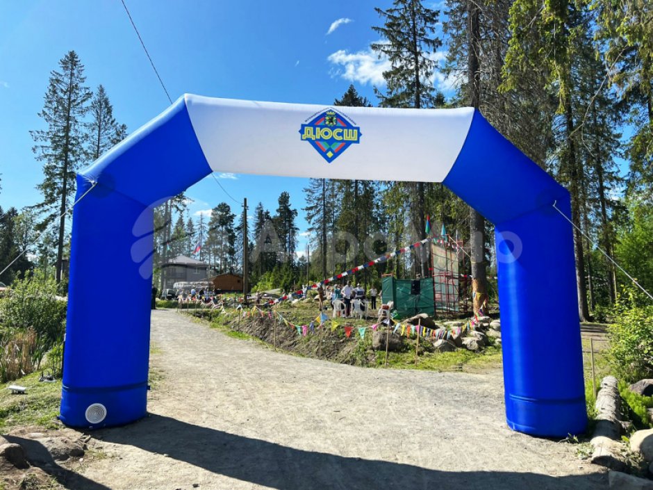 Надувная арка трапеция — полноцветная печать