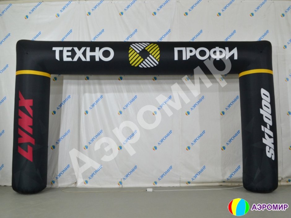 Надувная арка квадратной формы — полноцветная печать