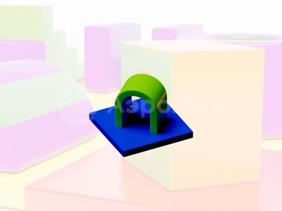 Мягкий игровой модуль Арка - элемент мягкой полосы