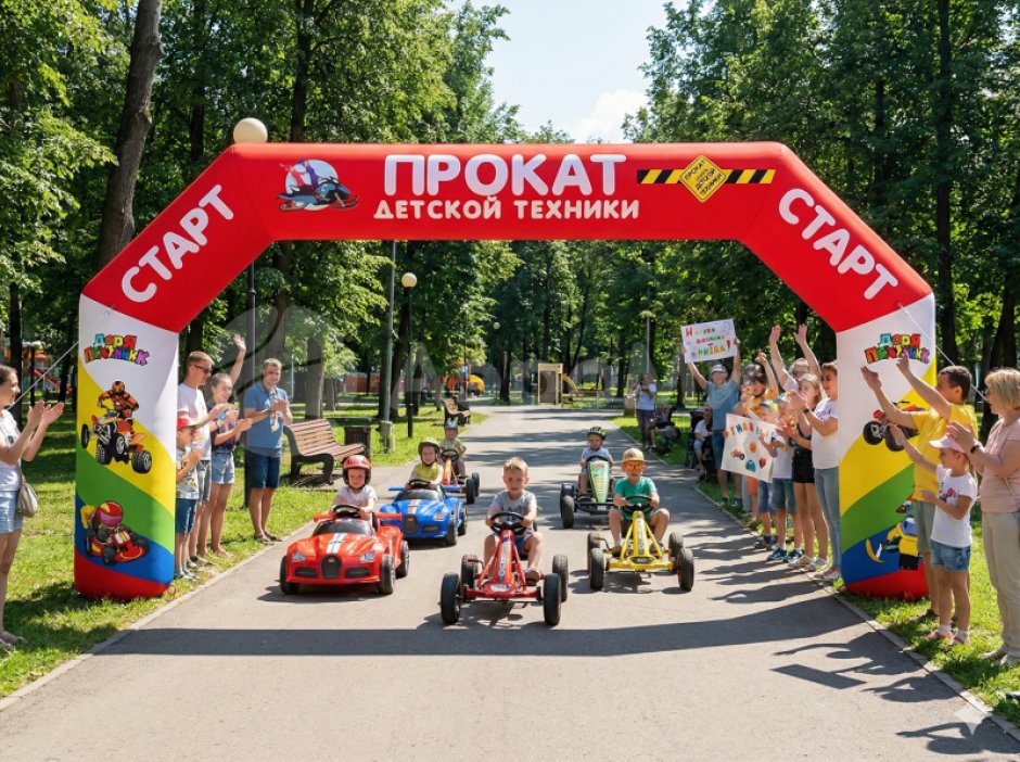 Надувная арка Лайт полноцветная