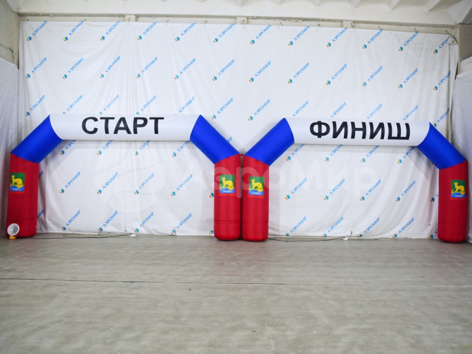 Надувная арка Лайт — простая и легкая форма трапеции