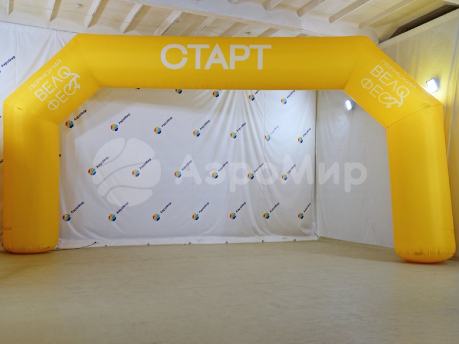 Надувная арка трапеция — полноцветная печать