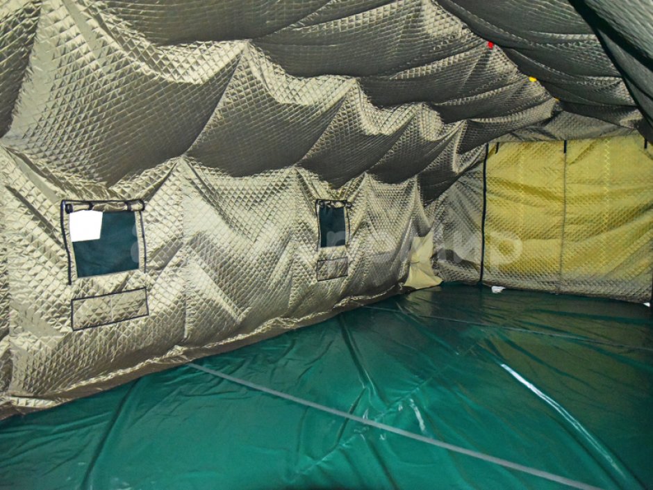 Армейская надувная палатка