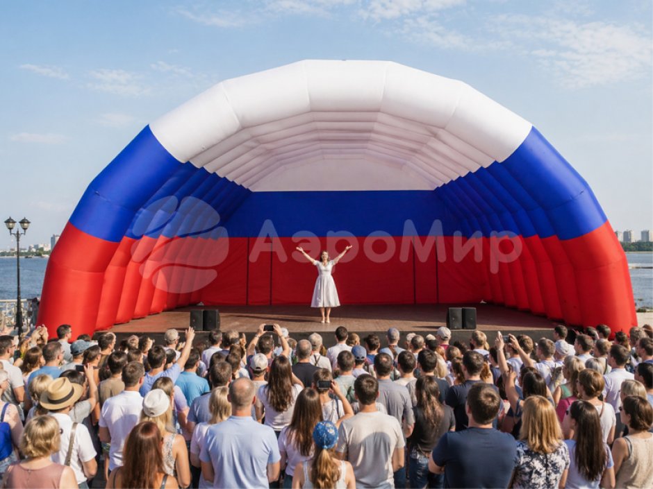 Надувная сцена Арочная 2 Триколор