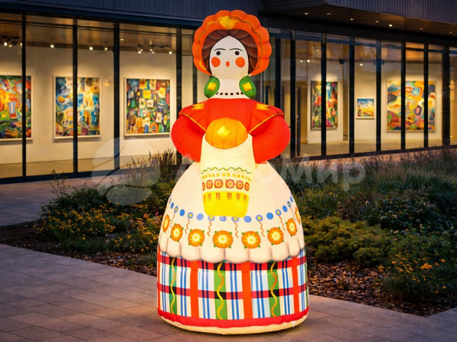 Барыня Дымковская игрушка Арт-объект