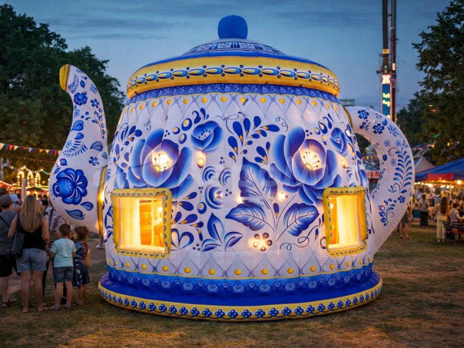 Чайник-дом Арт-объект