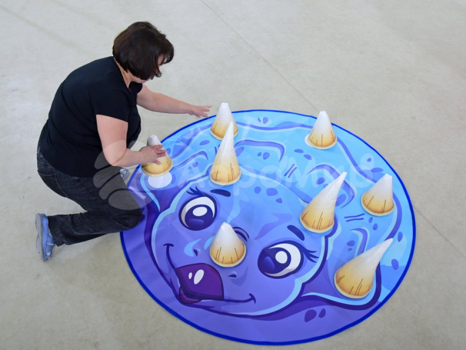 Командный игровой реквизит Напольный кольцеброс для детей