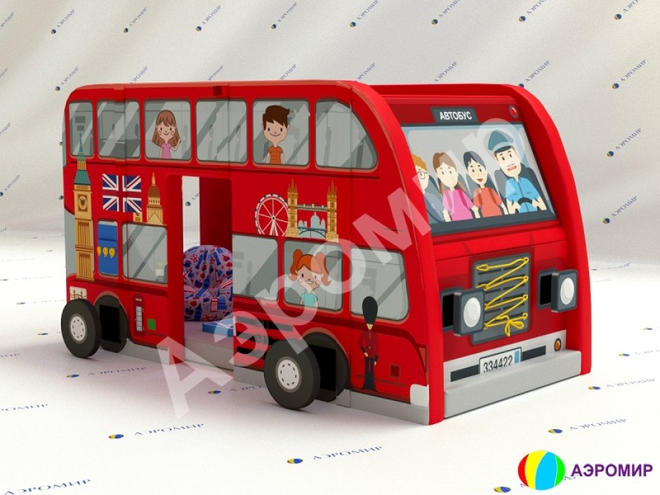 Мягкий автобус — большой игровой конструктор