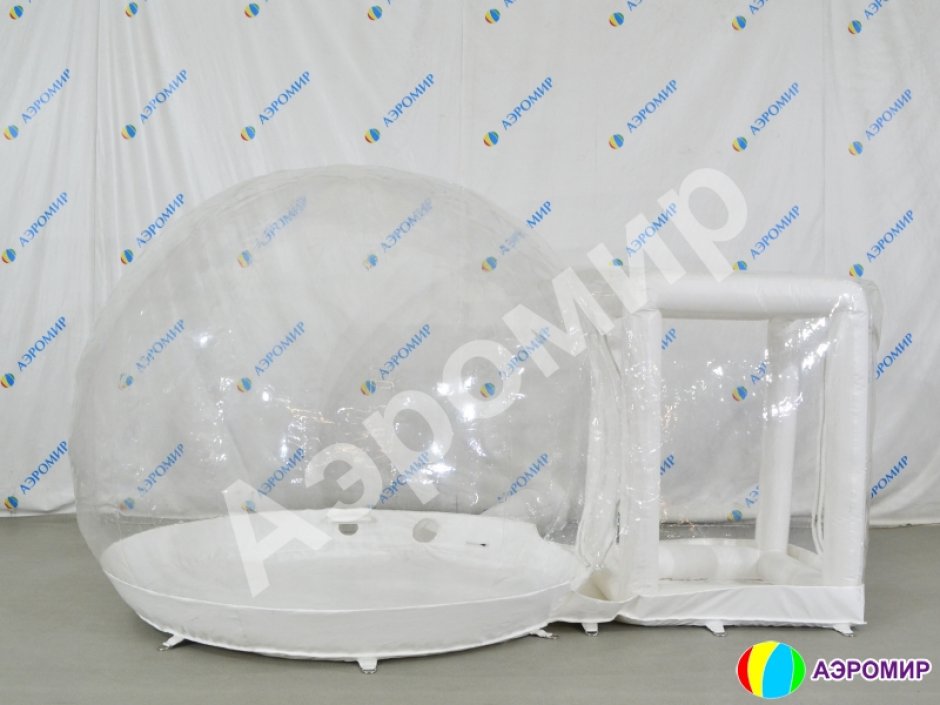 Прозрачная надувная палатка — бабл, шар, inflatable bubble tent