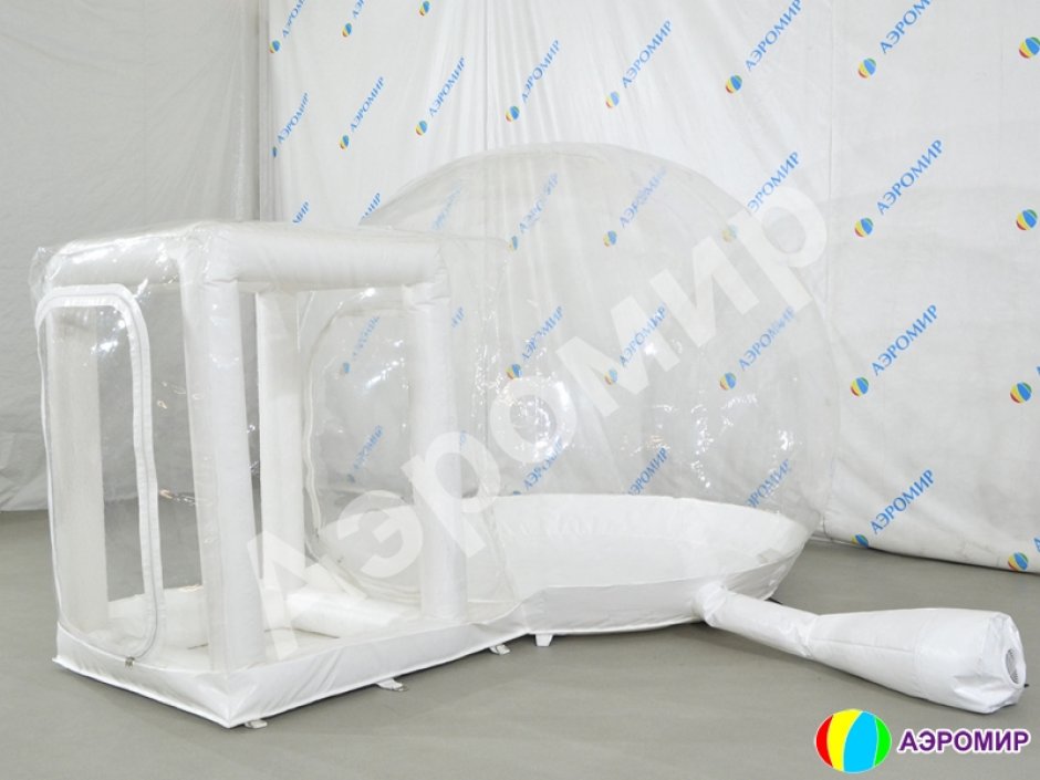 Прозрачная надувная палатка — бабл, шар, inflatable bubble tent