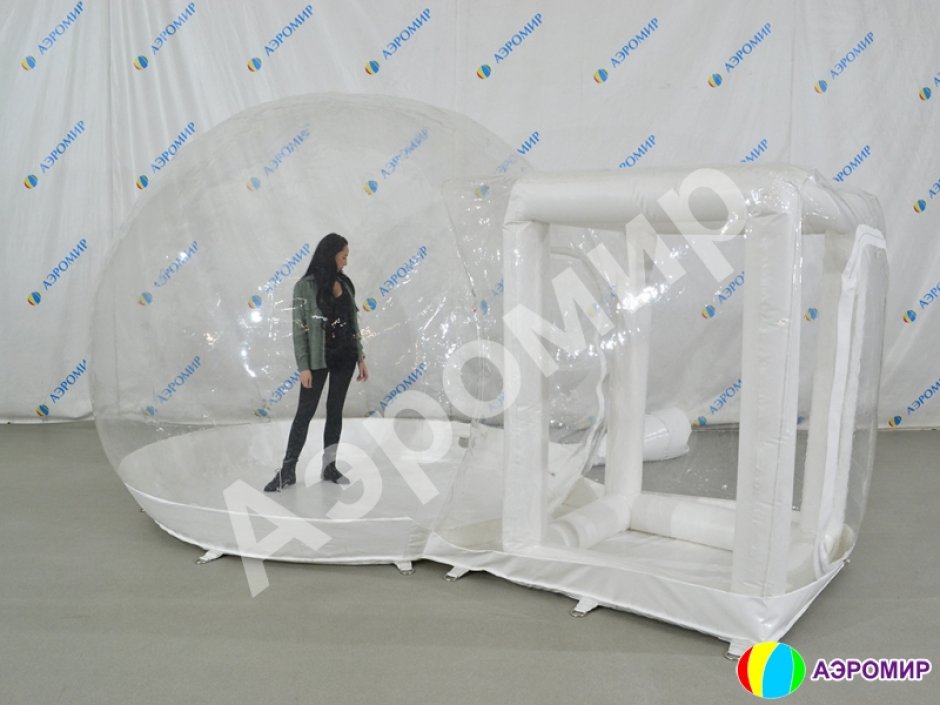 Прозрачная надувная палатка — бабл, шар, inflatable bubble tent