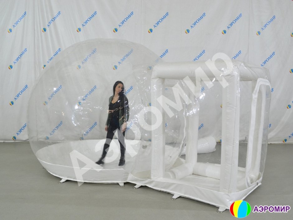 Прозрачная надувная палатка — бабл, шар, inflatable bubble tent