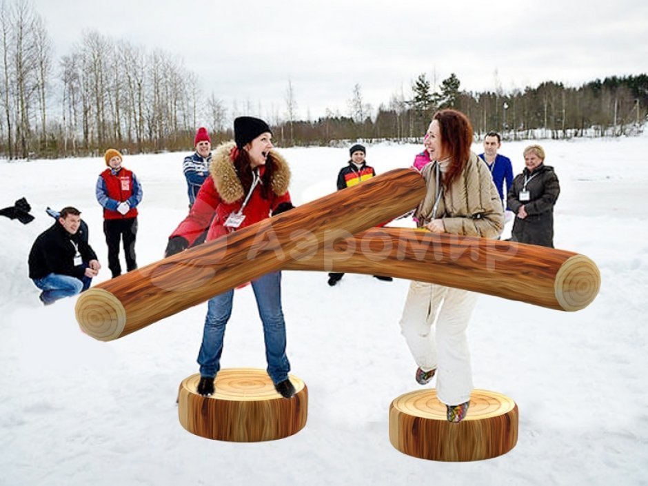 Командный игровой реквизит Бабука — надувная дубина для забав и состязаний