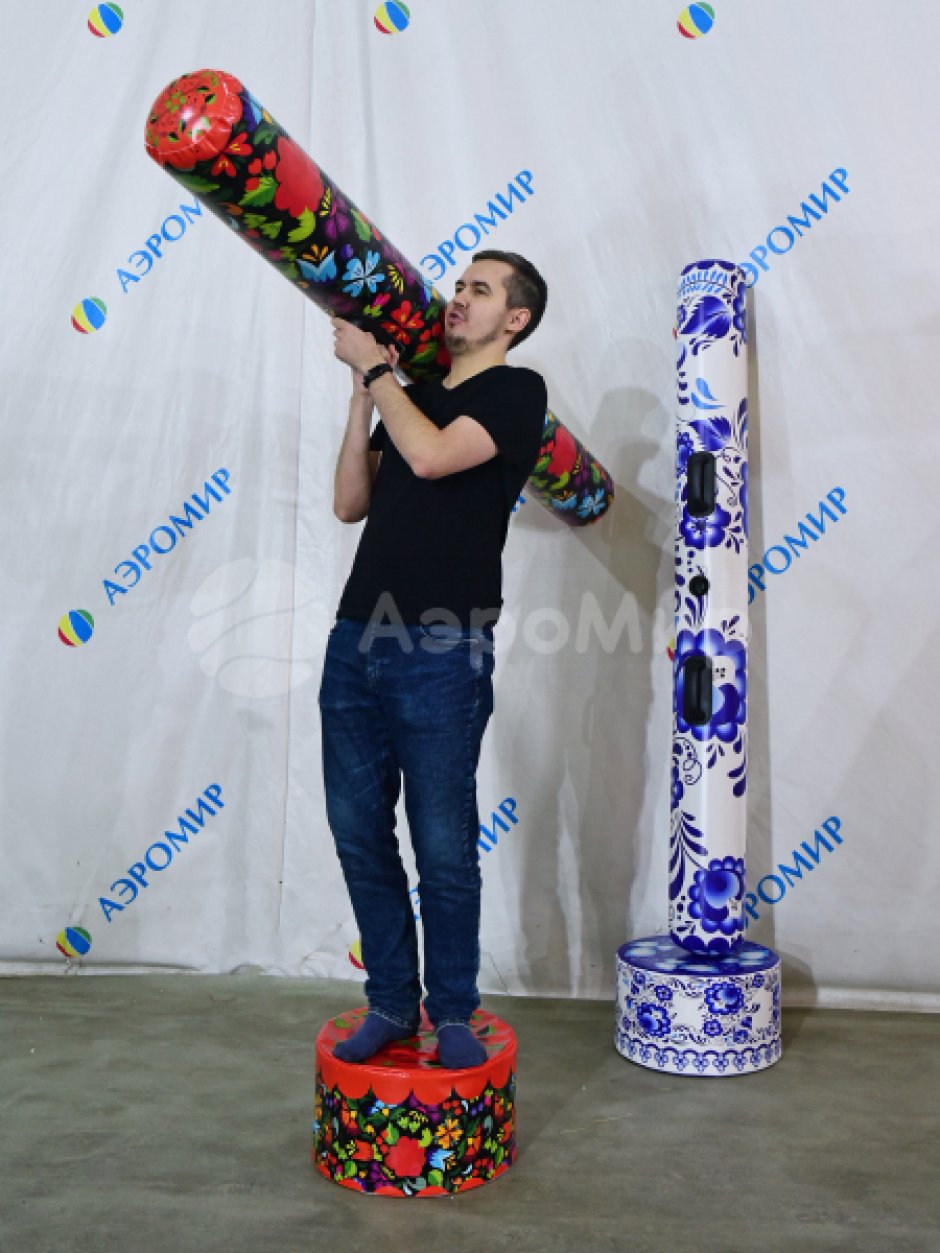 Командный игровой реквизит Бабука — надувная дубина для забав и состязаний