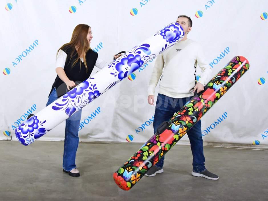 Командный игровой реквизит Бабука — надувная дубина для забав и состязаний