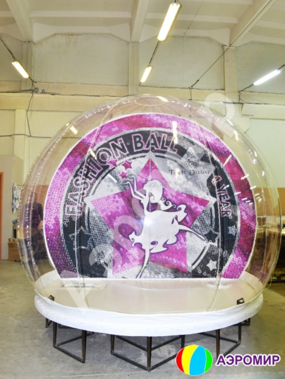 Прозрачный шоу-шар, сфера для декораций, выставок, пиар, рекламы