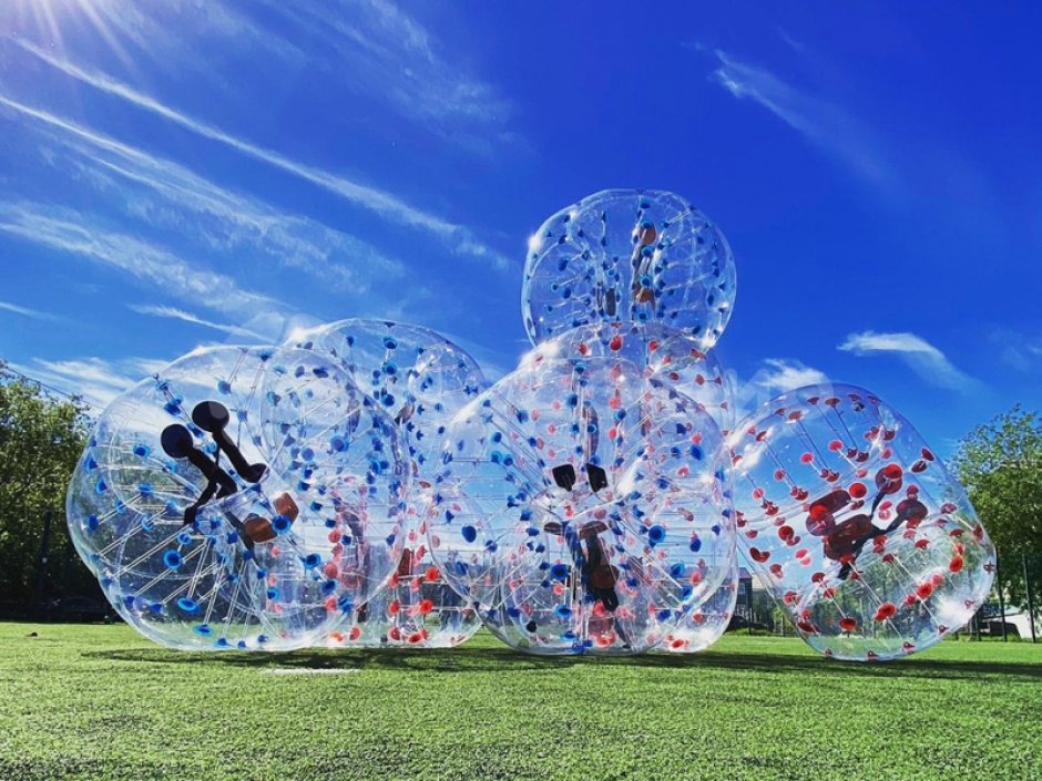 Бампербол (Bumperball) – футбол в шарах