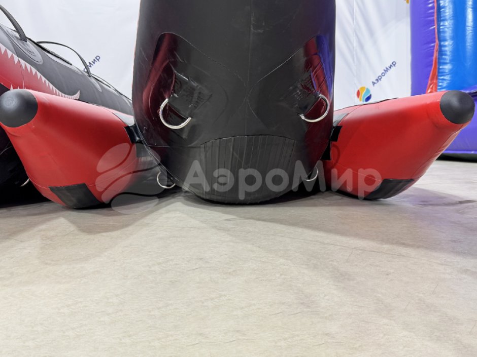 Банан надувной зимний двойной — буксируемый аттракцион