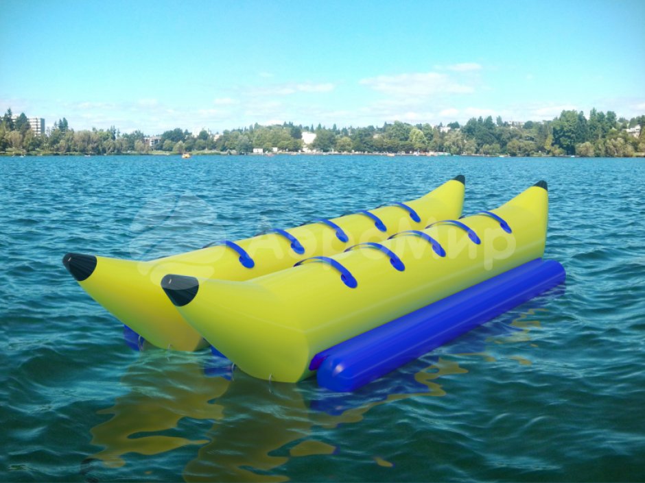 Банан надувной водный двойной — развлекательный водный аттракцион