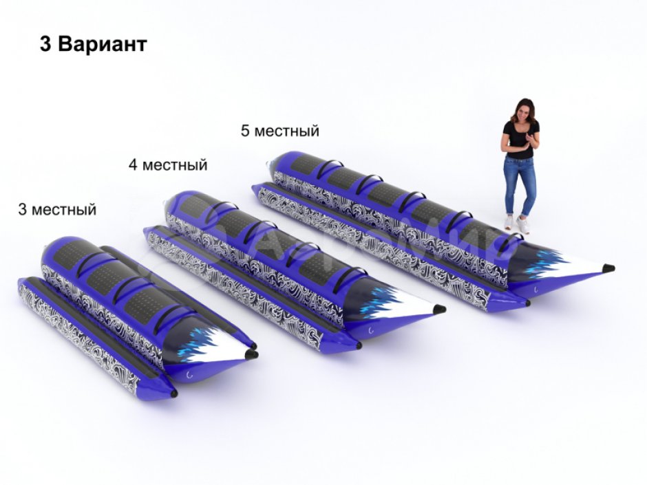 Банан надувной зимний Премиум — с яркой и эксклюзивной печатью