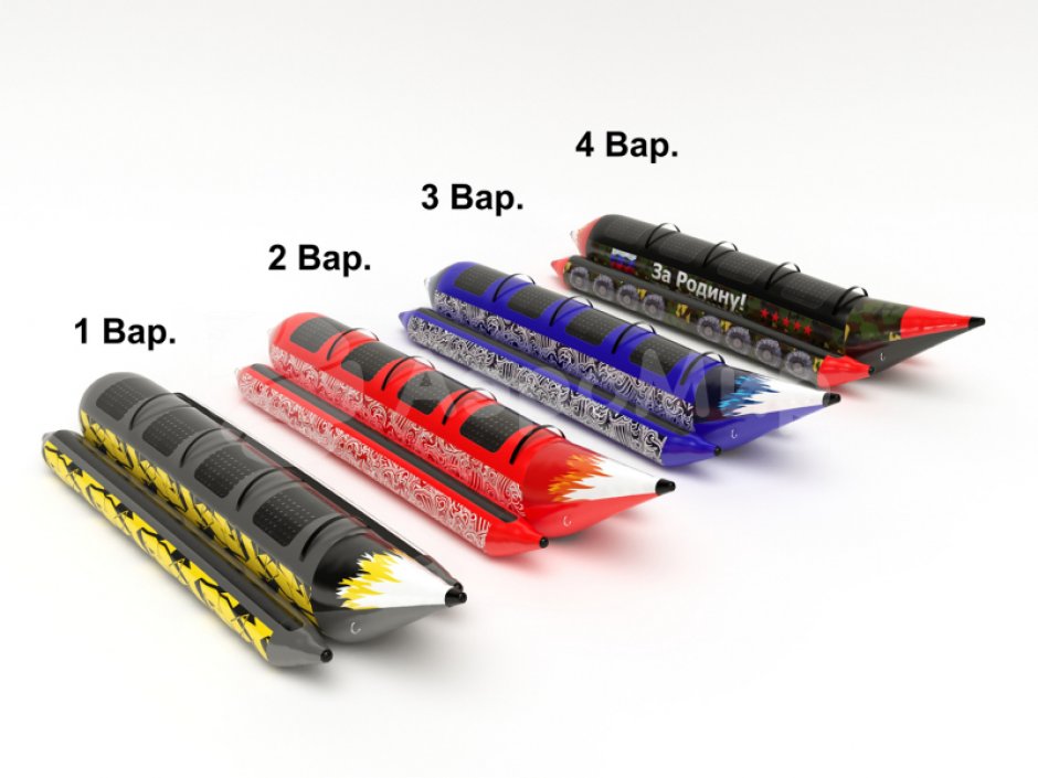 Банан надувной зимний Премиум — с яркой и эксклюзивной печатью