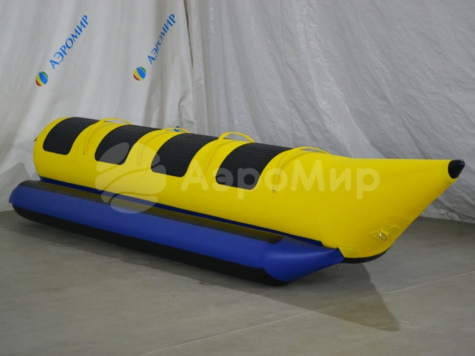 Банан надувной зимний — аттракцион банан-сани на 3, 4 или 5 мест