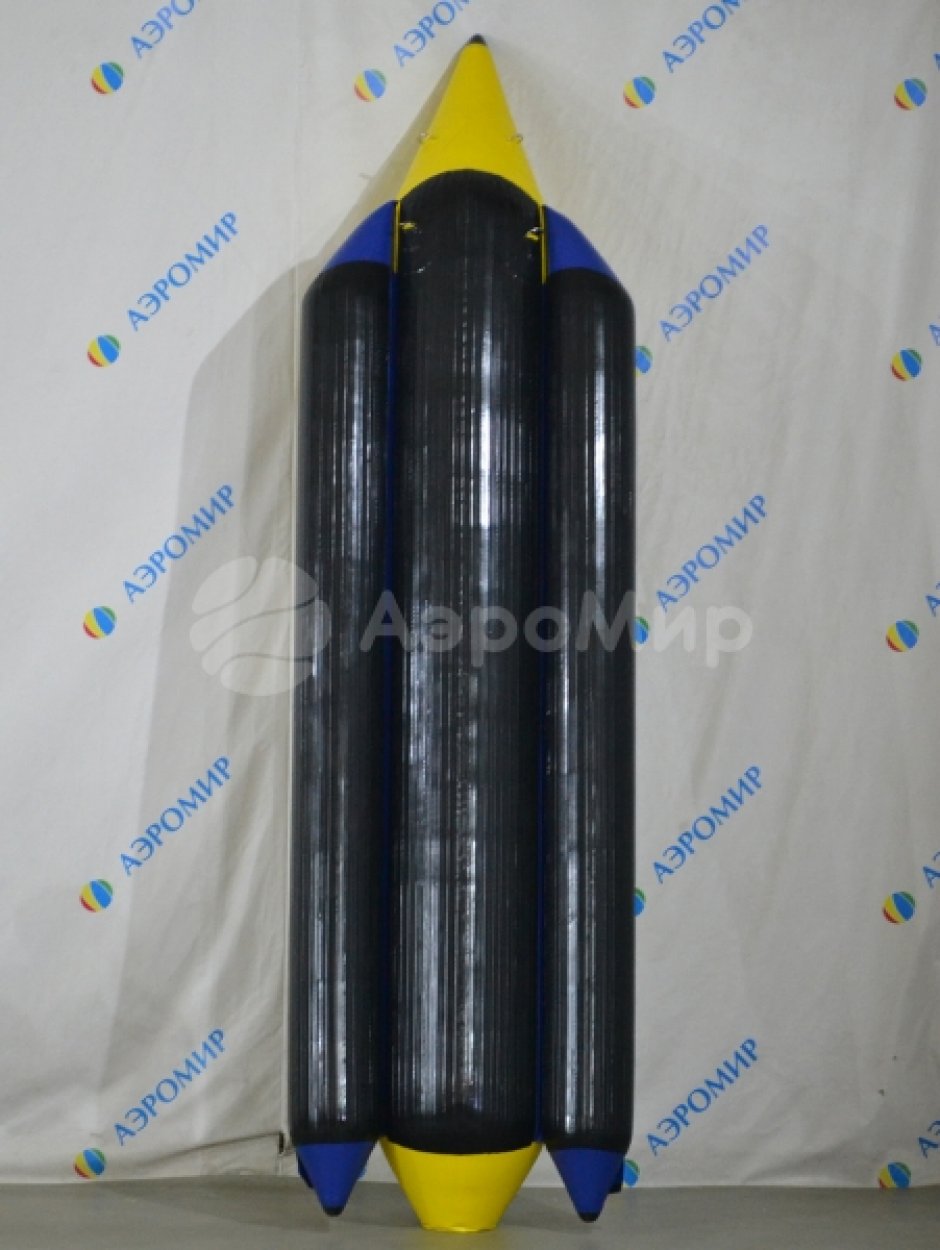 Банан надувной зимний — аттракцион банан-сани на 3, 4 или 5 мест