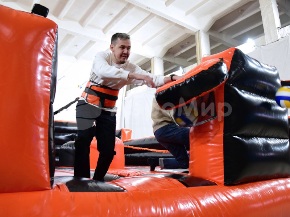 Банджи 3 в 1 — универсальный командный аттракцион