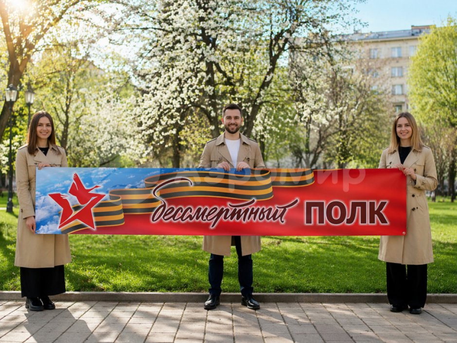 Растяжка Бессмертный полк