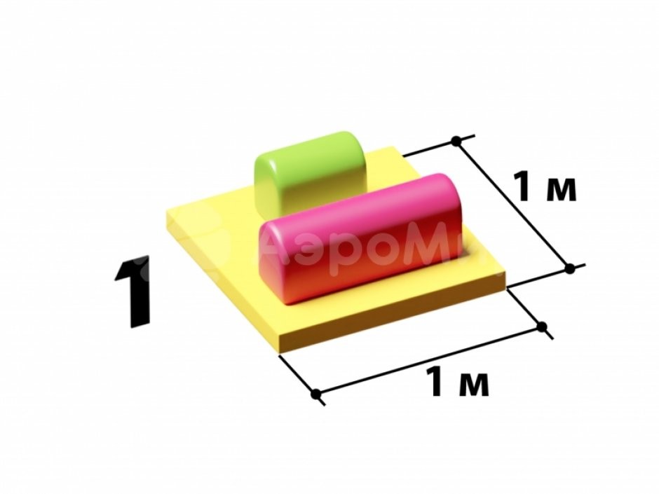 Мягкий игровой модуль Барьер - элемент мягкой полосы